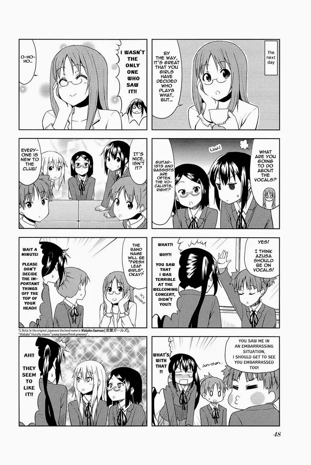 K-ON! - High School Chapter 5 8